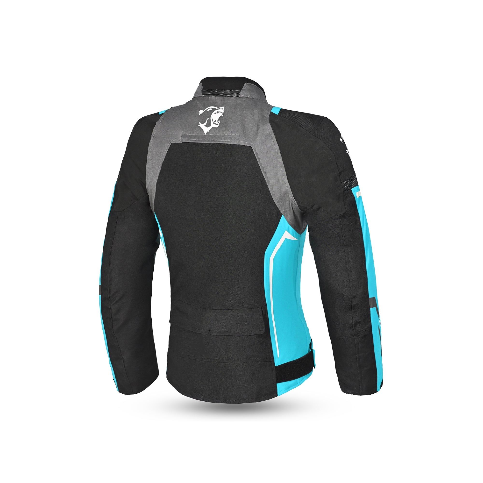 BELA ELANUR Moto Textil Casacos Senhora Preto Turquesa