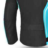 BELA ELANUR Moto Textil Casacos Senhora Preto Turquesa