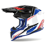 AIROH - CASCOS AVIATOR 3 PUSH BLUE/RED GLOSS – Maximomoto PT