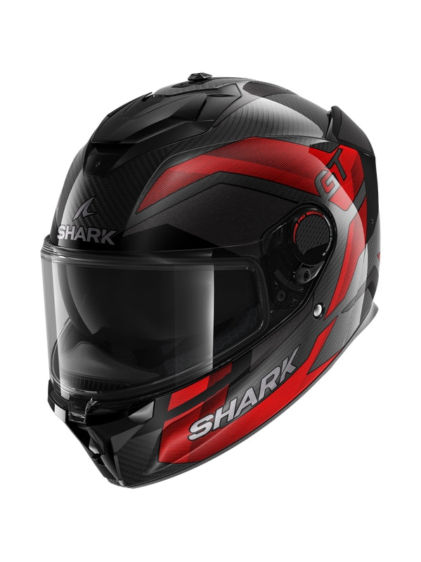 Shark - SPARTAN GT PRO CARBON Carbon Red Chrom – 1 – Maximomoto PT