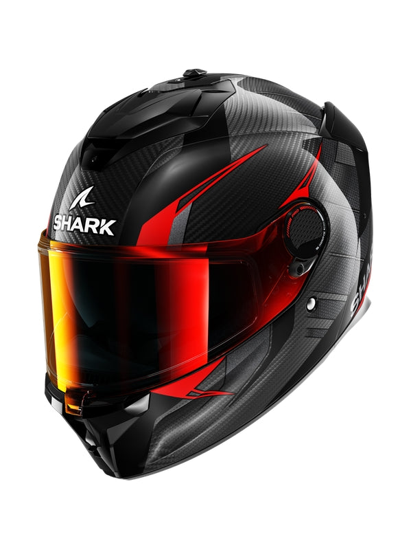 Shark - SPARTAN GT PRO CARBON Carbon Black Red – 1 – Maximomoto PT