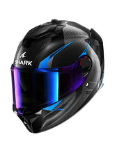 Shark - SPARTAN GT PRO CARBON Carbon Black Bleu – Maximomoto PT