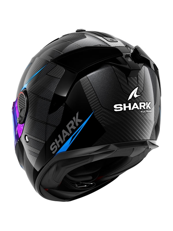 Shark - SPARTAN GT PRO CARBON Carbon Black Bleu – 3 – Maximomoto PT