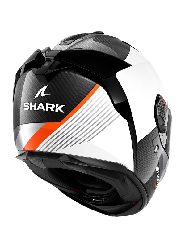 Shark - SPARTAN GT PRO CARBON Carbon White Orange – 4 – Maximomoto PT