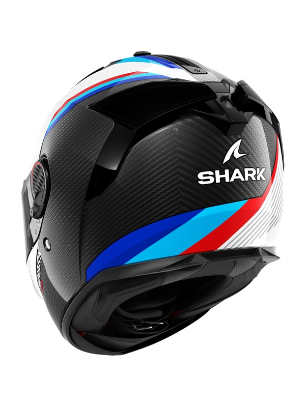 SHARK SPARTAN GT PRO CARBON MOTO INTEGRAL CAPACETE BRANCO AZUL