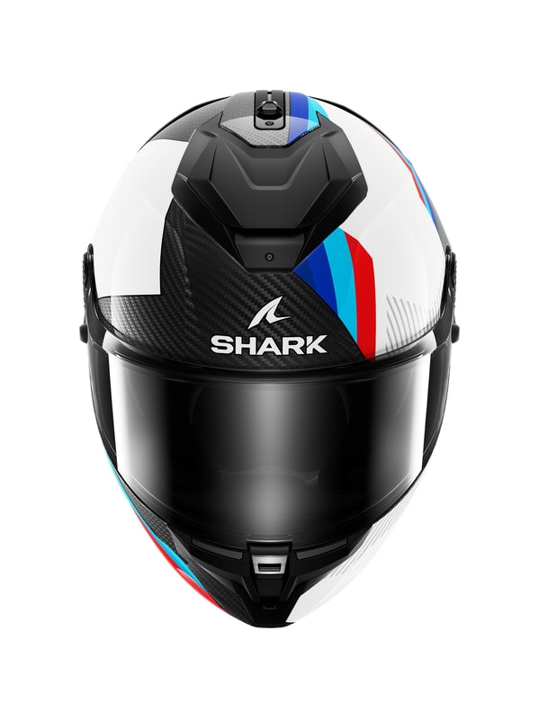 SHARK SPARTAN GT PRO CARBON MOTO INTEGRAL CAPACETE BRANCO AZUL