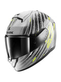 SHARK RIDILL 2 PLATA CASCOS ANTRACITA AMARILLO