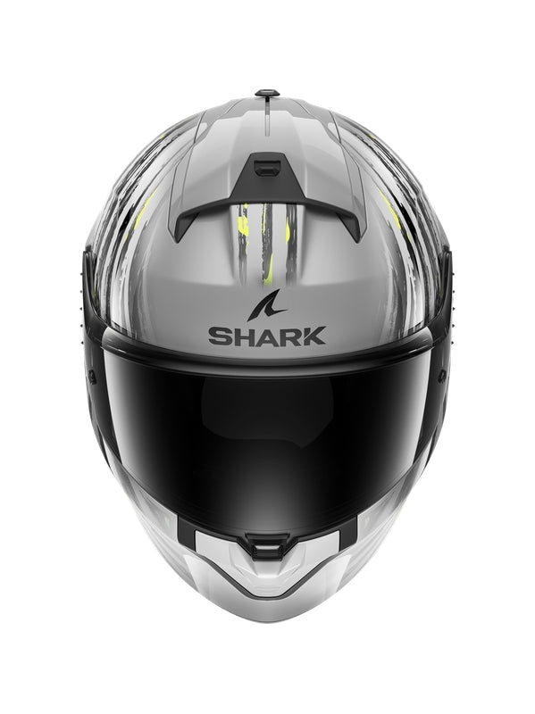 SHARK RIDILL 2 PLATA CASCOS ANTRACITA AMARILLO