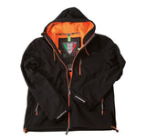 MUGENRACE PISTA-BA Moto Casca Mole Casaco Preto Laranja- maximomoto.pt – front