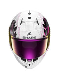 SHARK CASCOS D-SKWAL 3 MAYFER BLANCO VIOLETA ANTRACITA