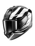 SHARK D-SKWAL 3 SIZLER CAPACETE INTEGRAL MOTO PRETO BRANCO ANTHRACITE