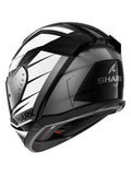 SHARK D-SKWAL 3 SIZLER CAPACETE INTEGRAL MOTO PRETO BRANCO ANTHRACITE