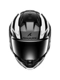 SHARK D-SKWAL 3 SIZLER CAPACETE INTEGRAL MOTO PRETO BRANCO ANTHRACITE