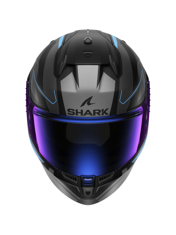 SHARK D-SKWAL 3 SIZLER CAPACETE INTEGRAL MOTO PRETO FOSCO AZUL ANTRACITE – 3 – Maximomoto PT