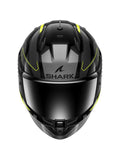 SHARK D-SKWAL 3 SIZLER CAPACETE INTEGRAL MOTO NEGRO ANTRACITA AMARILLO
