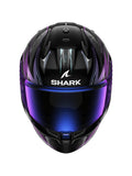 SHARK D SKWAL 3 CAPACETE INTEGRAL MOTO PRETO VERDE GLITTER