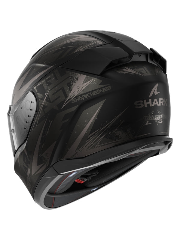 SHARK SKWAL I3 Blast CAPACETE INTEGRAL MOTO TAPETE PRETO ANTRACITE