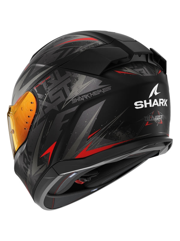 SHARK D SKWAL 3 BLAST CAPACETE INTEGRAL MOTO PRETO ANTRACITE VERMELHO – 2 – Maximomoto PT