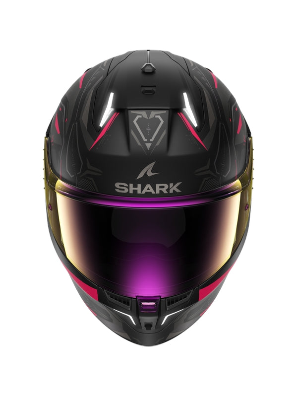 SHARK SKWAL I3 LINIK CAPACETE INTEGRAL PRETO FOSCO ANTRACITE VIOLETA