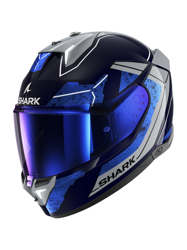 SHARK SKWAL I3 RHAD CAPACETE INTEGRAL MOTO AZUL CINZENTO