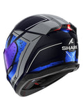 SHARK SKWAL I3 RHAD CAPACETE INTEGRAL MOTO AZUL CINZENTO