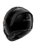 SHARK SPARTAN RS MOTO INTEGRAL CAPACETE PRETO COPOS