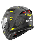 SHARK SKWAL I3 LINIK CAPACETE INTEGRAL MOTOCICLETA PRETO CINZA AMARELO