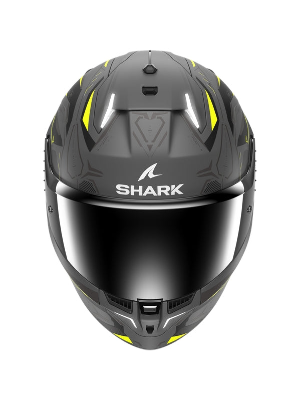 SHARK SKWAL I3 LINIK CAPACETE INTEGRAL MOTOCICLETA PRETO CINZA AMARELO