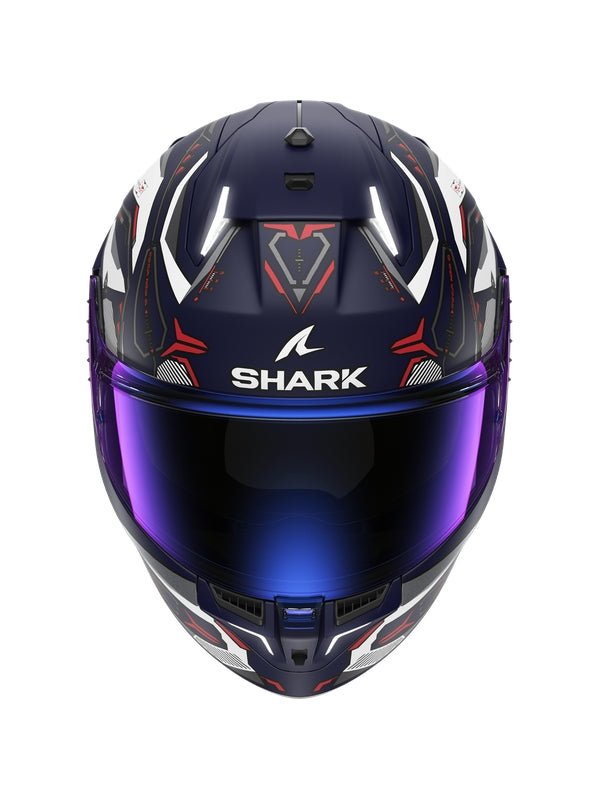 SHARK SKWAL I3 LINIK CAPACETE INTEGRAL MOTO AZUL BRANCO VERMELHO