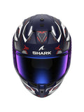 SHARK SKWAL I3 LINIK CAPACETE INTEGRAL MOTO AZUL BRANCO VERMELHO