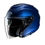 HJC i31 Casco abierto para moto S.flat azul metalizado