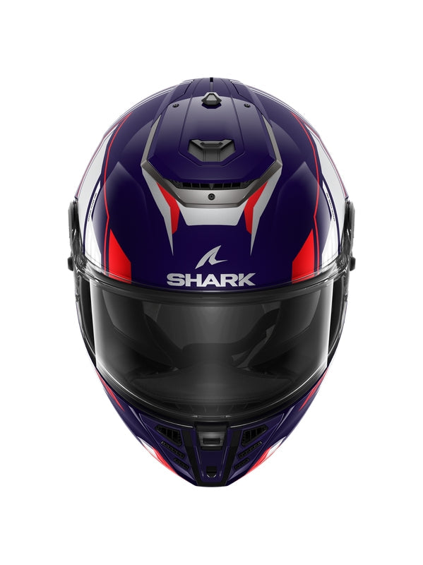 SHARK SPARTAN RS BYRHON MOTO FULL-FACE HELMET BLUE WHITE CHROME – 3 – Maximomoto PT