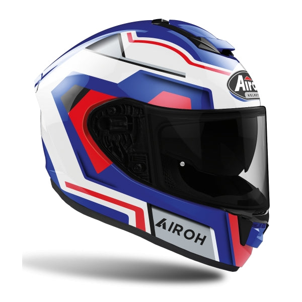 AIROH - CASCOS ST.501 SQUARE BLUE/RED GLOSS – 2 – Maximomoto PT