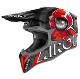 AIROH - CASCOS WRAAP YOUTH ALIEN RED MATT – Maximomoto PT