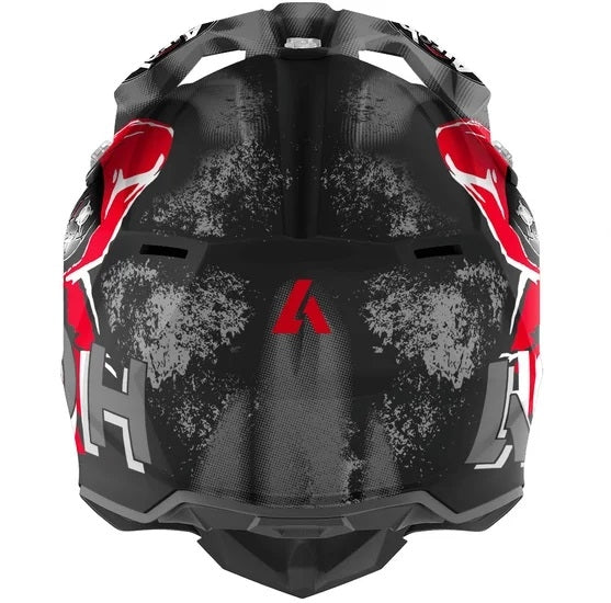 AIROH - CASCOS WRAAP YOUTH ALIEN RED MATT – 3 – Maximomoto PT