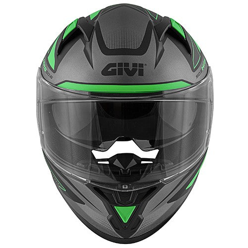 GIVI 50.6 STUTTGART.D SEGUE TITÂNIO-MT Moto Integral Capacete Verde – 2 – Maximomoto PT