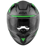 GIVI 50.6 STUTTGART.D SEGUE TITÂNIO-MT Moto Integral Capacete Verde