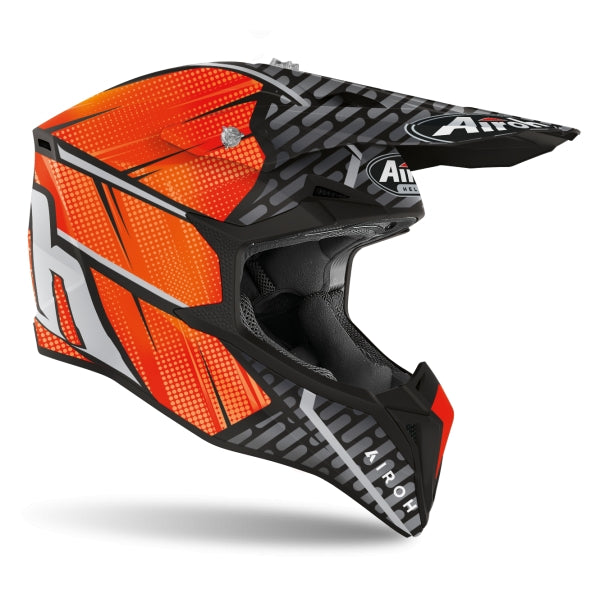 AIROH - CASCOS WRAAP IDOL ORANGE MATT – 2 – Maximomoto PT