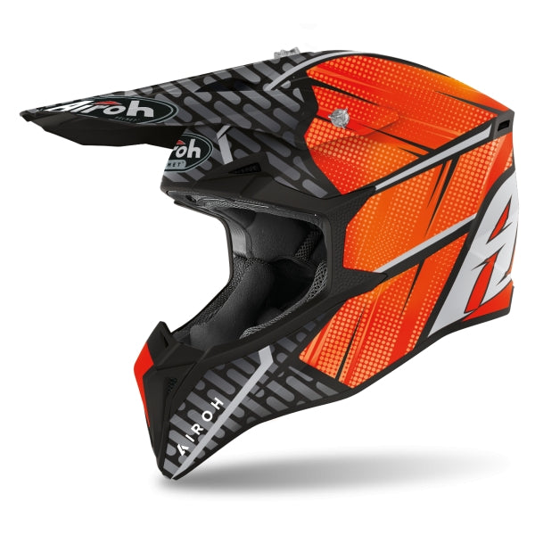 AIROH - CASCOS WRAAP IDOL ORANGE MATT – 1 – Maximomoto PT