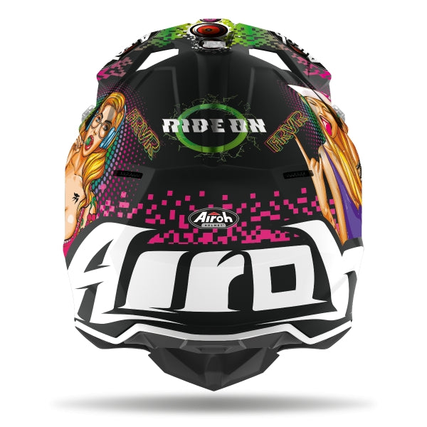 AIROH - CASCOS WRAAP YOUTH PIN UP MATT – 2 – Maximomoto PT