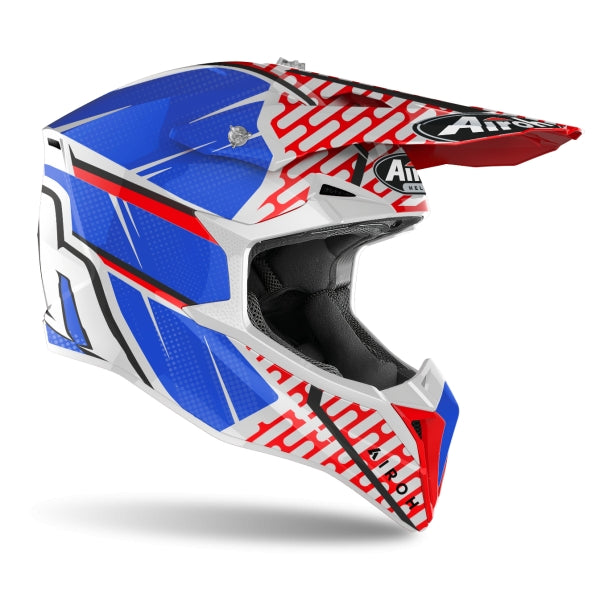 AIROH - CASCOS WRAAP IDOL RED/BLUE GLOSS - SECURTEX MOTOR S.L (t/a MaximoMoto)