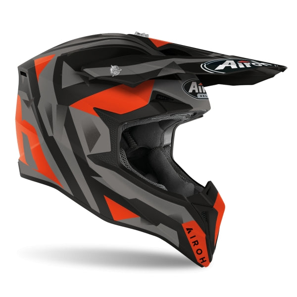 AIROH - CASCOS WRAAP SEQUEL ORANGE MATT – 3 – Maximomoto PT