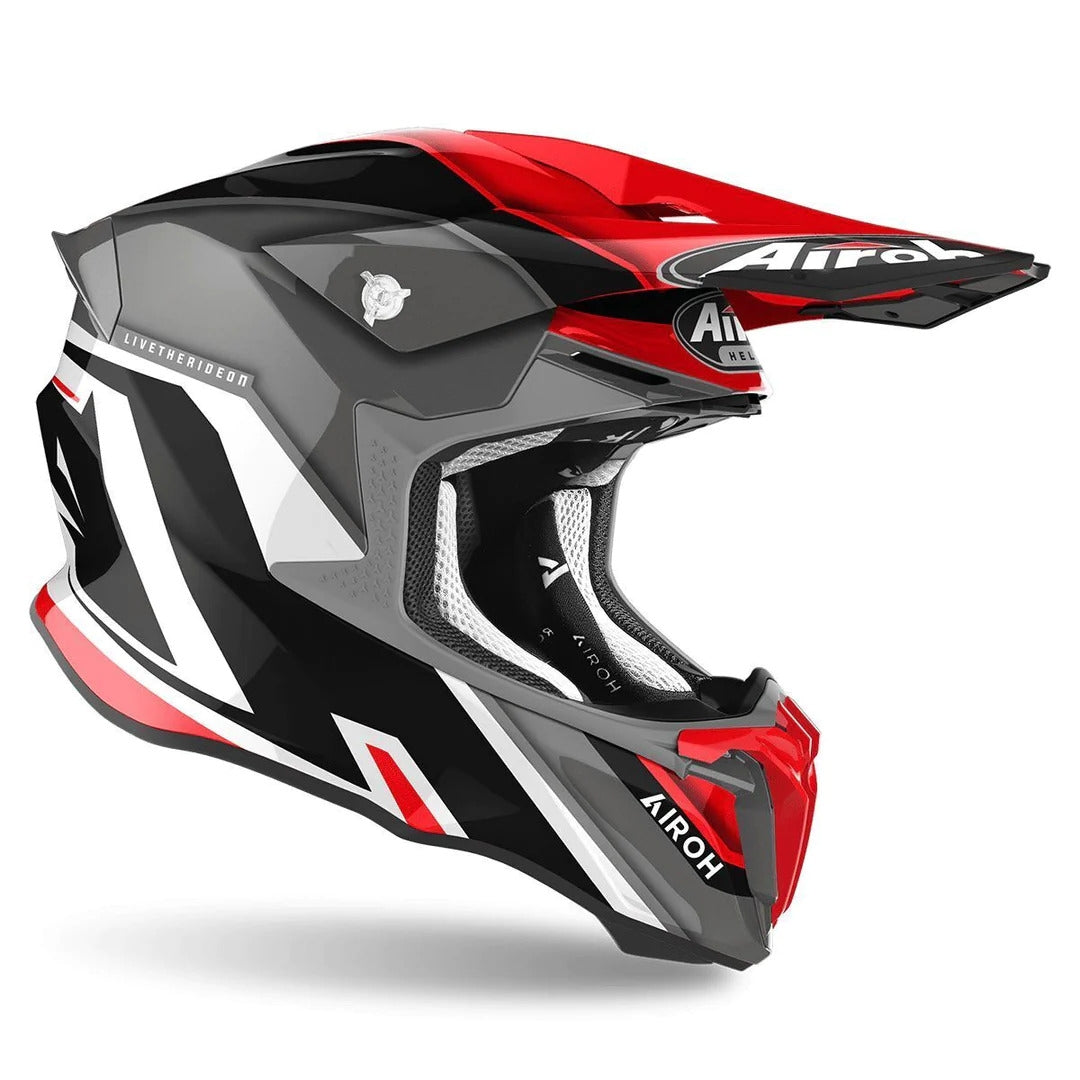 AIROH - CASCOS TWIST 2.0 SHAKEN RED GLOSS – 2 – Maximomoto PT