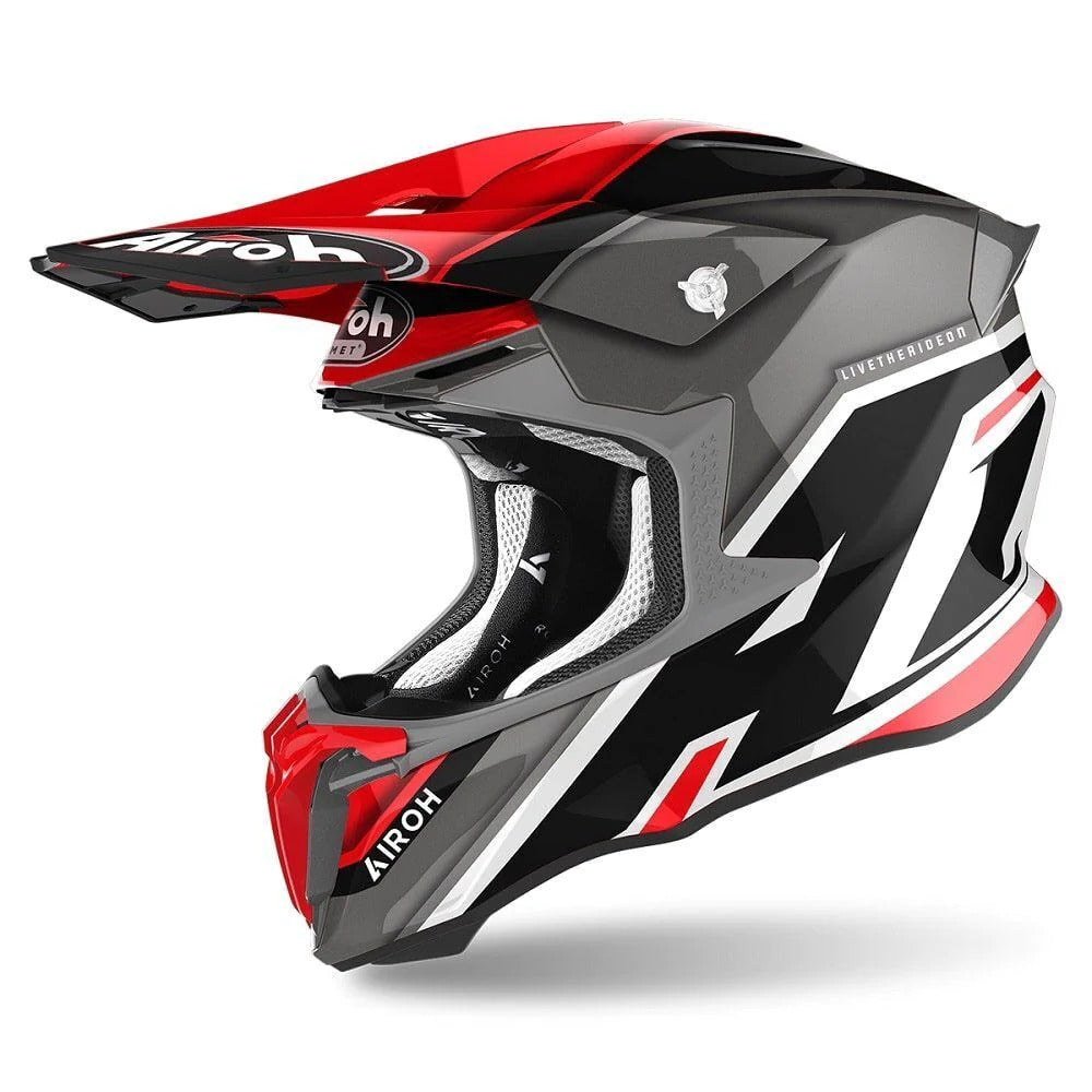 AIROH - CASCOS TWIST 2.0 SHAKEN RED GLOSS – 1 – Maximomoto PT