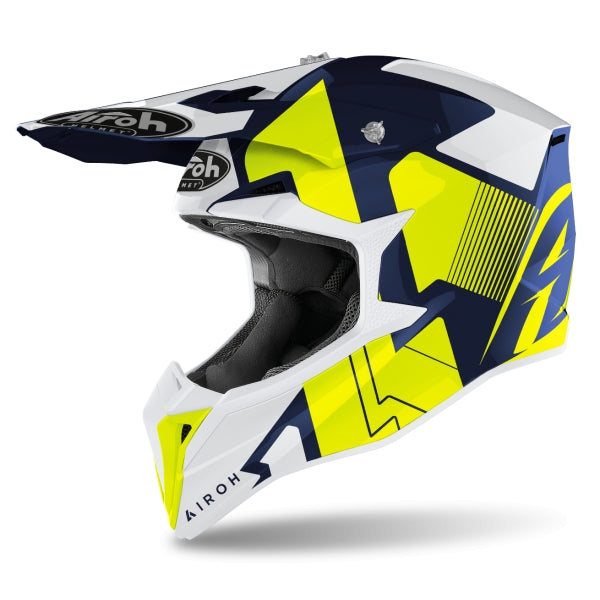 AIROH - RAZE BLUE GLOSS WRAAP HULLS – 1 – Maximomoto PT