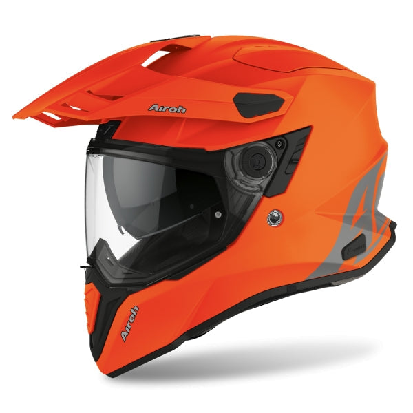 AIROH - CASCOS COMMANDER COLOR ORANGE FLUO MATT – 1 – Maximomoto PT