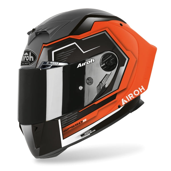 AIROH - HULLS GP550 S RUSH ORANGE FLUO MATT – 1 – Maximomoto PT