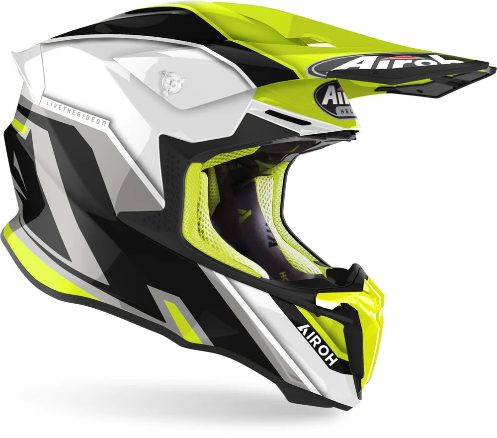 AIROH - TWIST 2.0 SHAKEN YELLOW GLOSS HULLS – 2 – Maximomoto PT