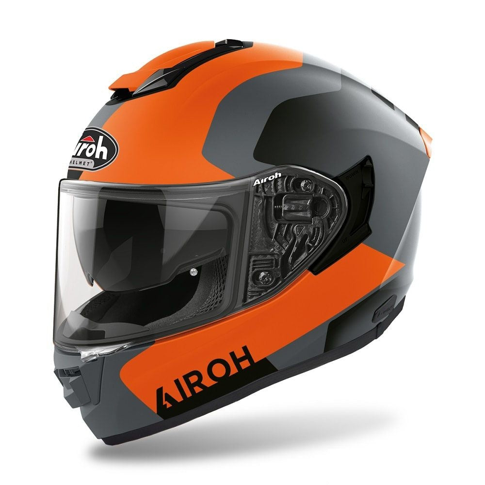 AIROH - CASCOS ST.501 DOCK ORANGE MATT – 1 – Maximomoto PT