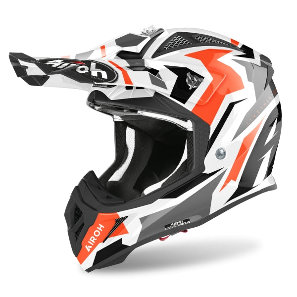AIROH - AVIATOR ACE SWOOP ORANGE GLOSS HULLS – 1 – Maximomoto PT